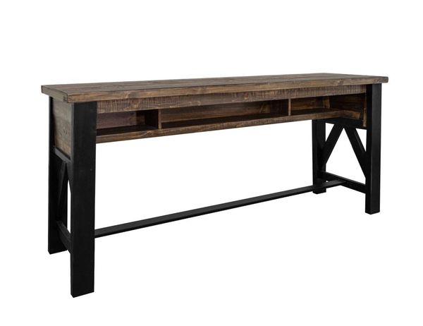 Loft Brown Counter Height Sofa Table