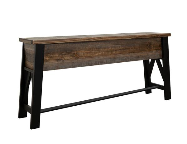 Loft Brown Counter Height Sofa Table