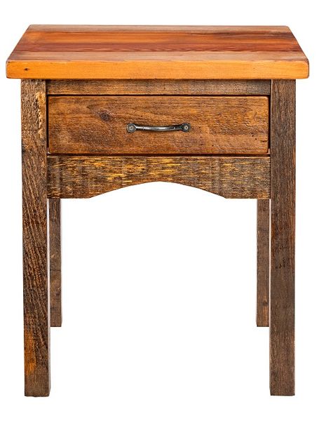 Somers Rustic One-Drawer Nightstand