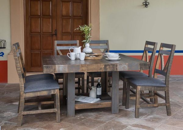 Loft Brown 54" Square Dining Table