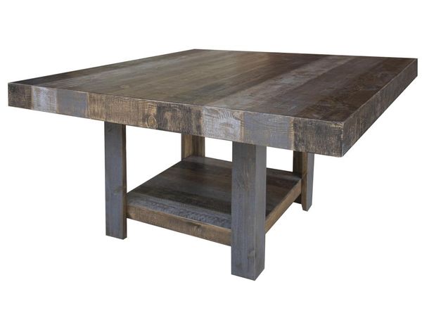 Loft Brown 54" Square Dining Table