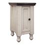 Stone 1-Door Chairside Table