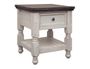 Stone 1-Drawer End Table