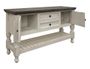 Stone 2-Door, 2-Drawer Sofa Table