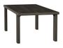 Dark Mezquite Wooden Table