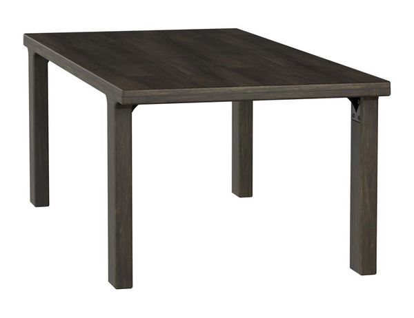 Dark Mezquite Wooden Table