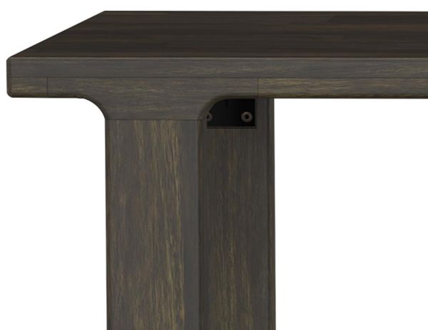 Dark Mezquite Wooden Table