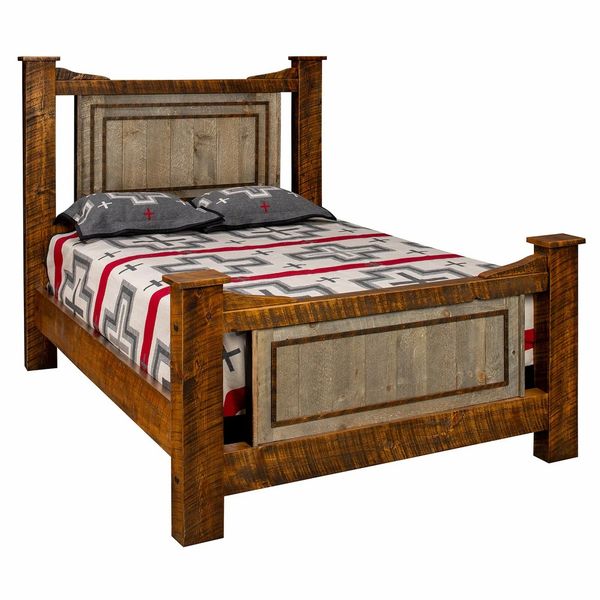 Timber Haven Barnwood Bed