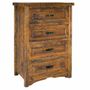 Timber Haven Barnwood 4 Drawer Chest
