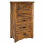 Timber Haven Barnwood 5 Drawer Chest