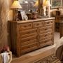 Timber Haven Barnwood 7 Drawer Dresser
