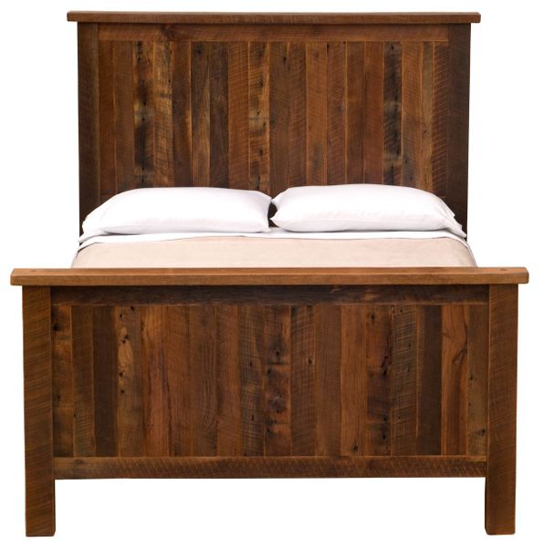 Traditional Barnwood Bed