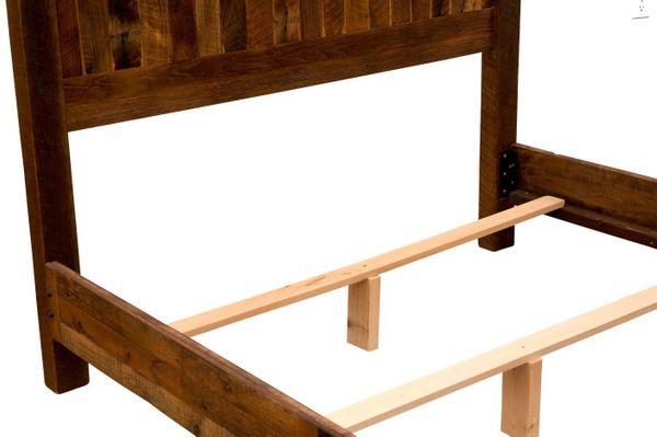 Traditional Barnwood Bed