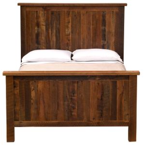 Traditional Barnwood Bed