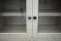 Stone 4 Drawer 2 Glass Doors 80" TV Stand