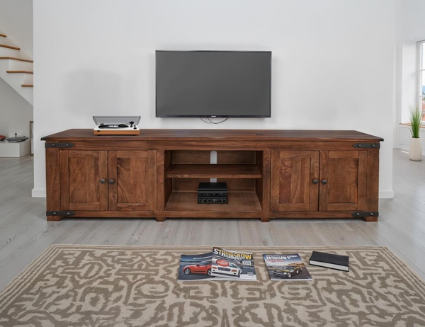 Parota 4 Door 93" TV Stand