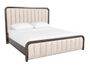 Dark Mezquite Upholstered Bed
