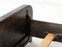 Dark Mezquite Upholstered Bed