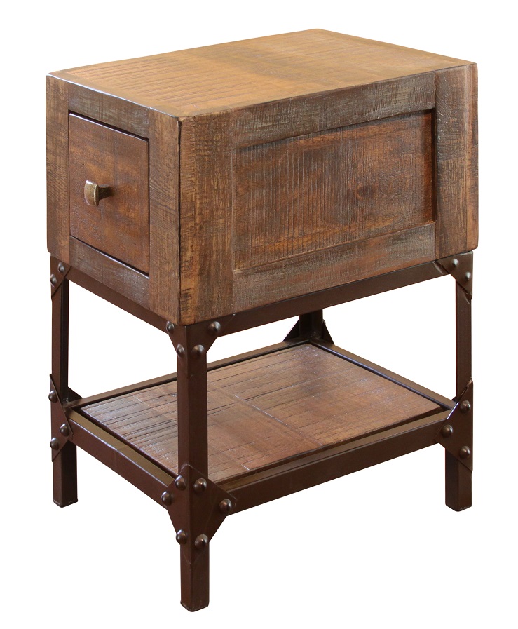 Urban Gold Chair Side Table Lodgecraft