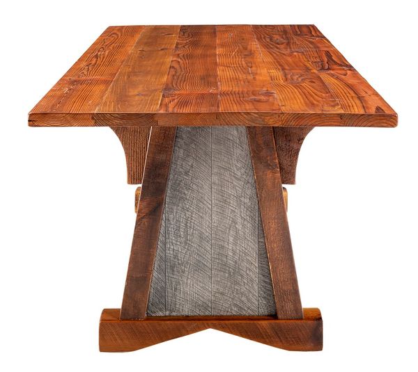 West Glacier Rustic Dining Table