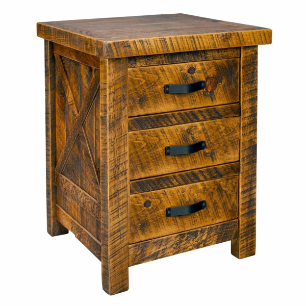 Western Winds 3 Drawer Nightstand