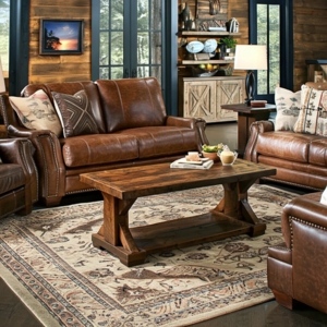 Western Winds Trestle Coffee Table