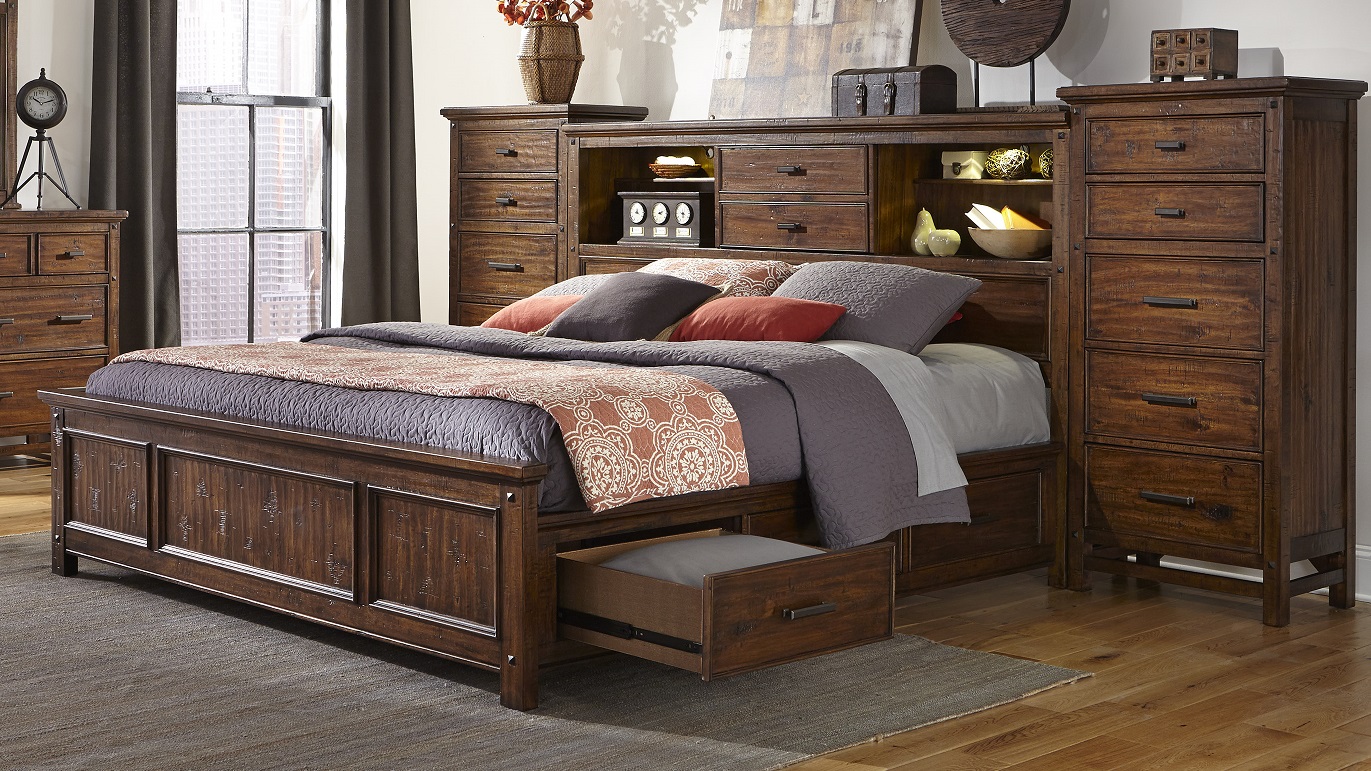 Wolf Creek Bookcase Bed Lodgecraft
