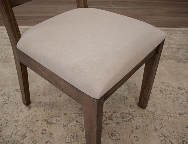 Dark Mezquite Wooden Chair