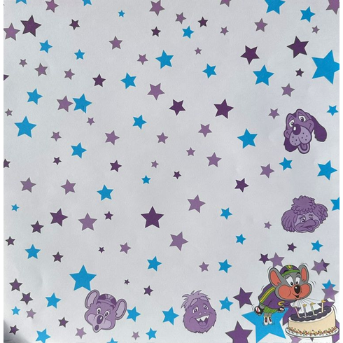 12x12 Chuck E Cheese Birthday Paper