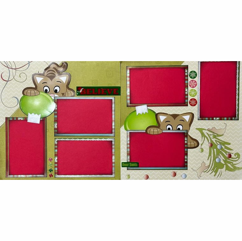 489-26 Kitty Christmas