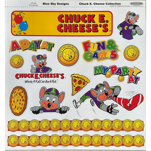 Chuck E Cheese Party Punch outs