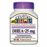 21st Century HealthCare, DHEA 25 mg, 90 Capsules