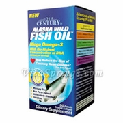 21st Century HealthCare, Fish Oil Alaska Wild, 90 Enteric Coated Softgels
