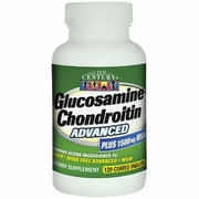 21st Century HealthCare, Glucosamine Chondroitin Advanced Plus MSM, 120 Coated Tablets