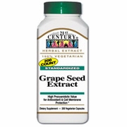 21st Century HealthCare, Grape Seed Extract, 200 Vegetarian Capsules 21st Century HealthCare, Grape Seed Extract, 200 Vegetarian Capsules