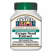 21st Century HealthCare, Grape Seed Extract, 60 Vegetarian Capsules 21st Century HealthCare, Grape Seed Extract, 60 Vegetarian Capsules