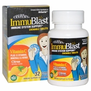21st Century HealthCare, ImmuBlast, Immune System Support, Citrus Flavor, 32 Chewable Tablets