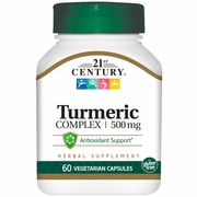 21st Century HealthCare, Turmeric Complex 500 mg, 60 Vegetarian Capsules
