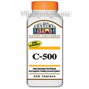 21st Century HealthCare, Vitamin C 500 mg, 250 Tablets