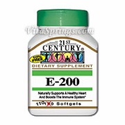 21st Century HealthCare, Vitamin E 200 IU, 110 Softgels