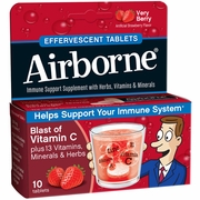 Airborne, Airborne Effervescent Tablets - Very Berry, 10 Tablets