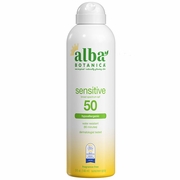 Alba Botanica, Sensitive Sunscreen Spray SPF 50, 5 oz Alba Botanica, Sensitive Sunscreen Spray SPF 50, 5 oz