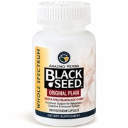 Amazing Herbs, Black Seed Original Plain, 100 Capsules