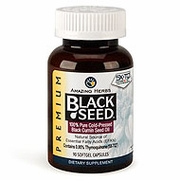 Amazing Herbs, Premium Black Seed Oil 500 mg, 90 Softgel Capsules