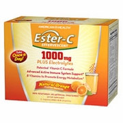 American Health, Ester-C Effervescent Powder, Natural Orange Flavor, 21 Packets