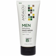 Andalou Naturals, Men Refreshing Face Wash, 6 oz