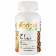 Apricot Power, B17/Amygdalin 100 mg, 100 Tablets Apricot Power, B17/Amygdalin 100 mg, 100 Tablets