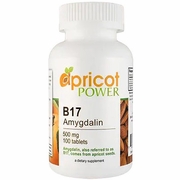 Apricot Power, B17/Amygdalin 500 mg, 100 Tablets Apricot Power, B17/Amygdalin 500 mg, 100 Tablets