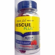 Bach Original Flower Remedies, Rescue Plus Sleep Gummy - Natural Strawberry, 60 Gummies