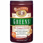 Barlean's Organic Oils, Chocolate Silk Greens Powder, 9.52 oz